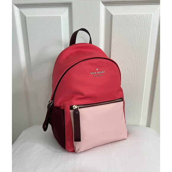 Kate Spade Chelsea The Little Better Nylon Medium Backpack Pink